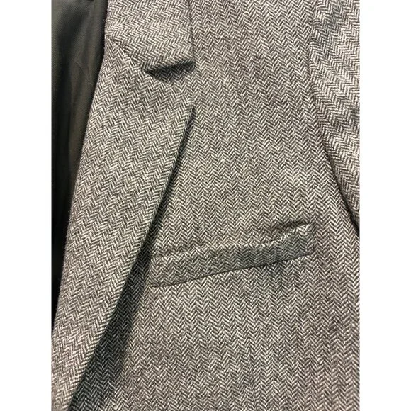 Everlane The Oversized Blazer in Wool Gray Herringbone size 10 - Picture 8 of 9